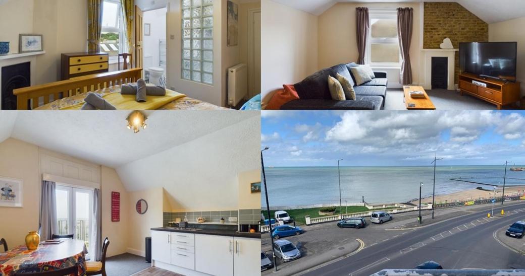 Flat, Amazing Balcony Sea View, Bike Store, With Sun Deck Margate Luaran gambar